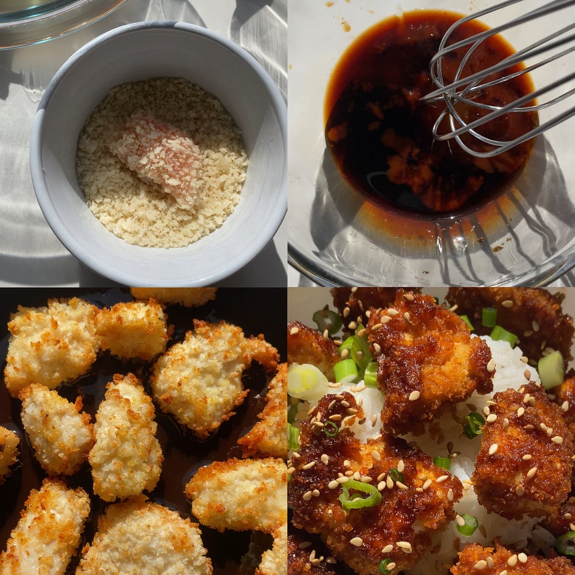 Crispy Honey Sriracha Chicken