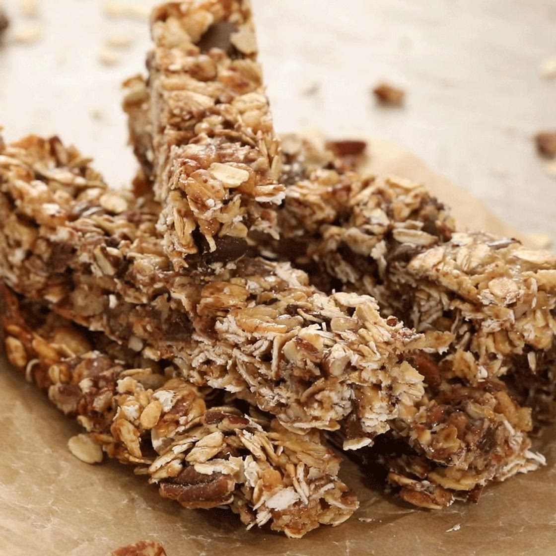 Oatmeal Chocolate Chip Granola Bars