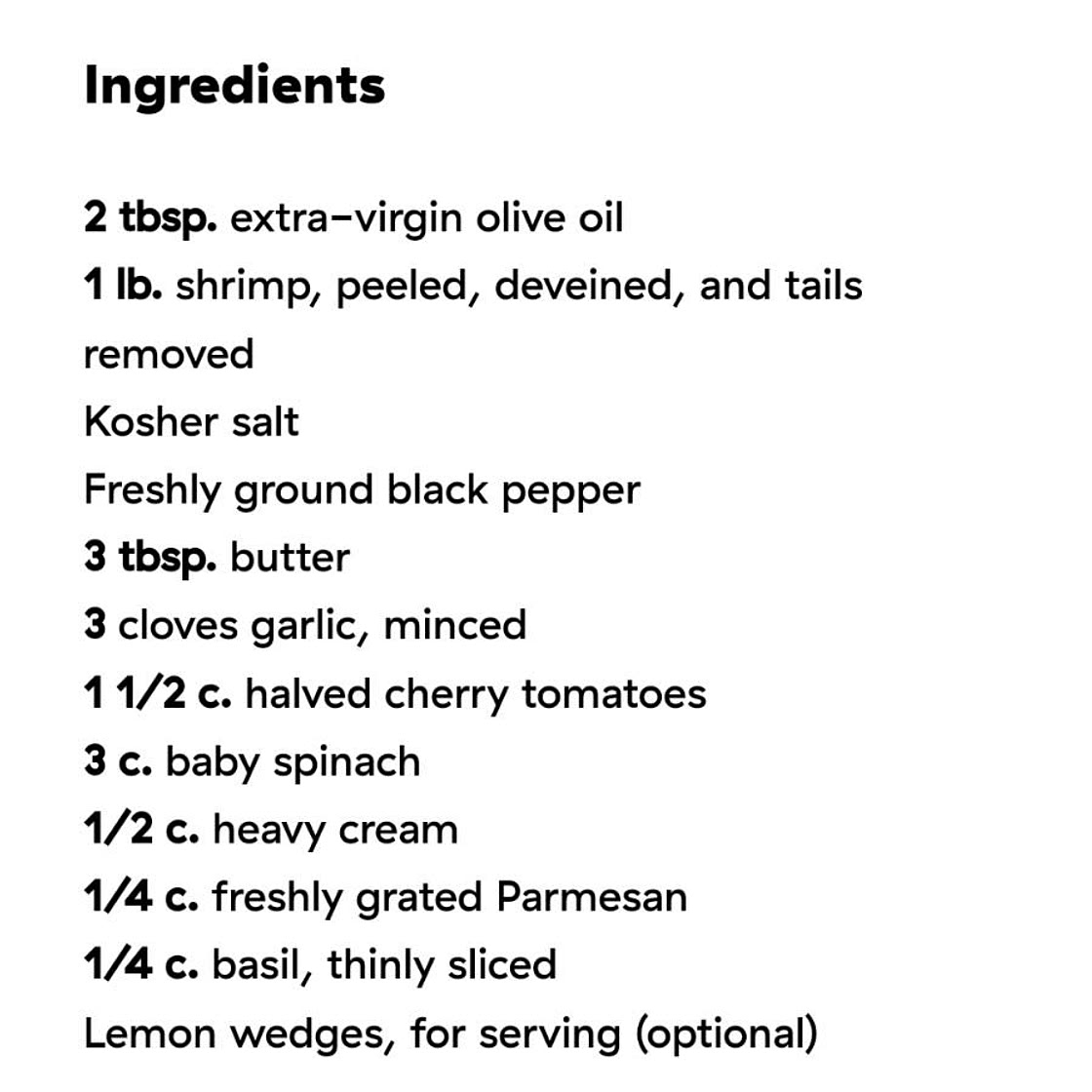 Saucy Tuscan Butter Shrimp