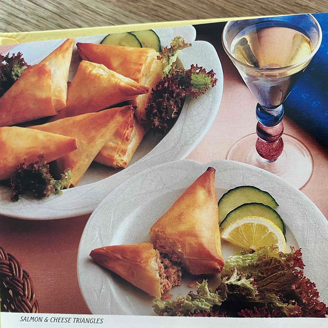 Salmon & Cheese Triangles