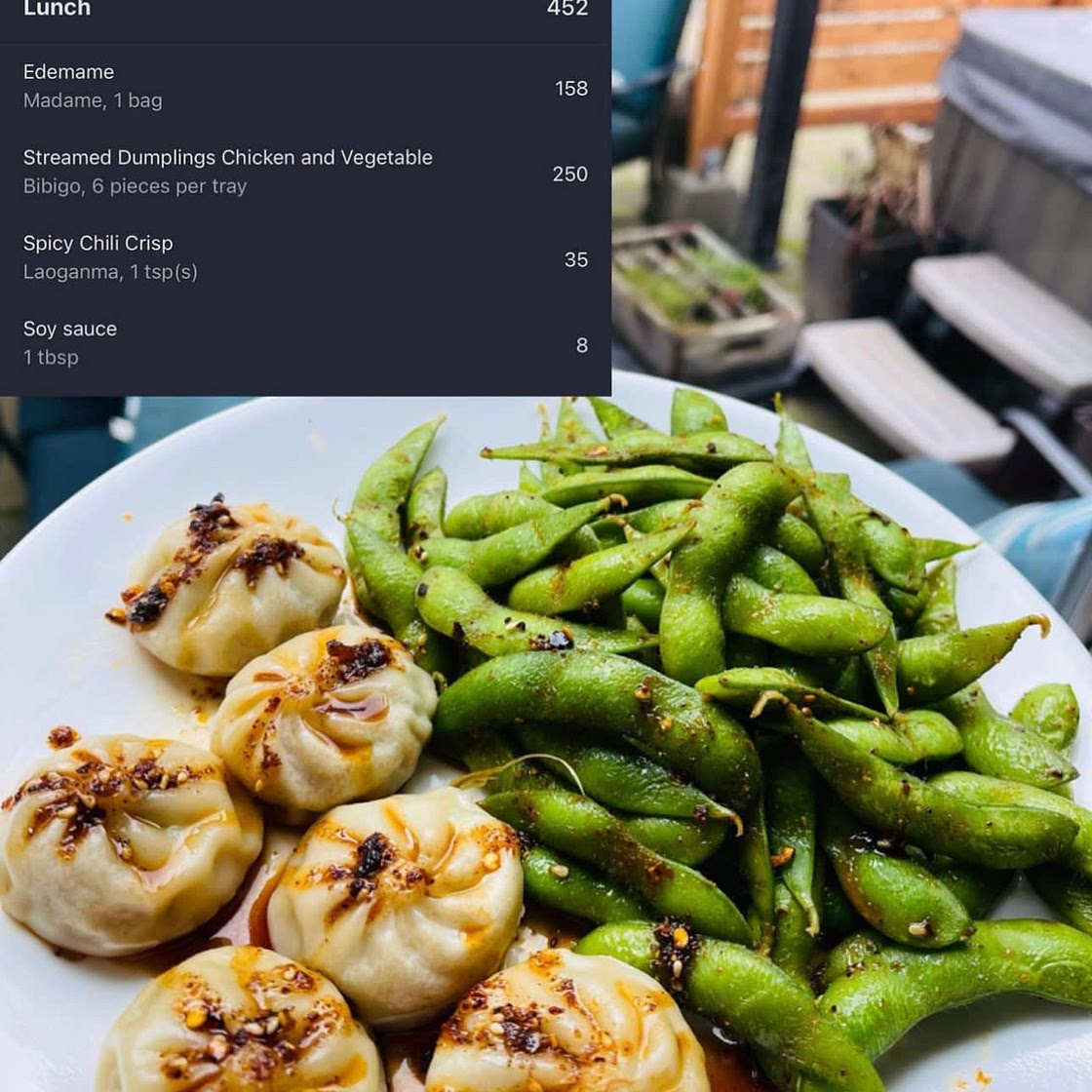 Easy Dumpling & Edamame 