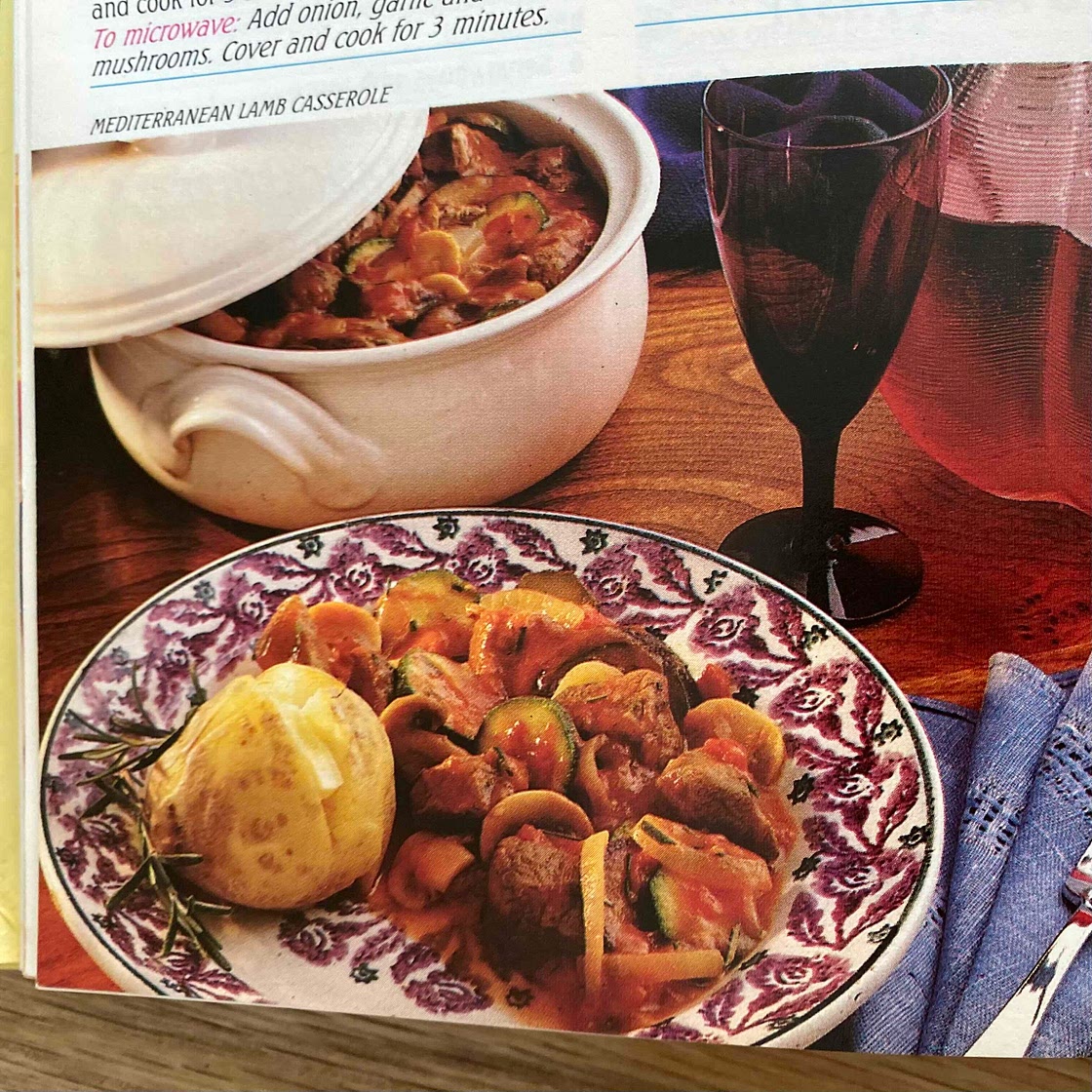 Mediterranean Lamb Casserole 