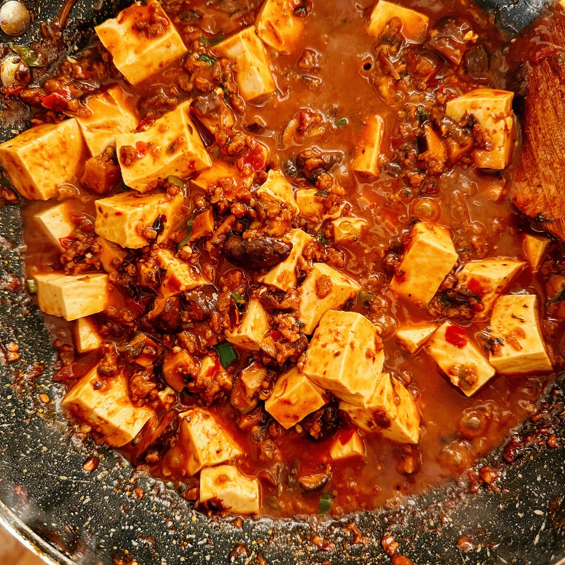 VEGAN SPICY MAPO TOFU