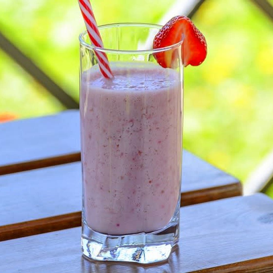 Smoothie de Fresa y Platano!