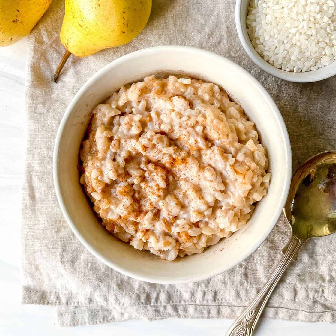 Creamy Oat Milk Rice Pudding