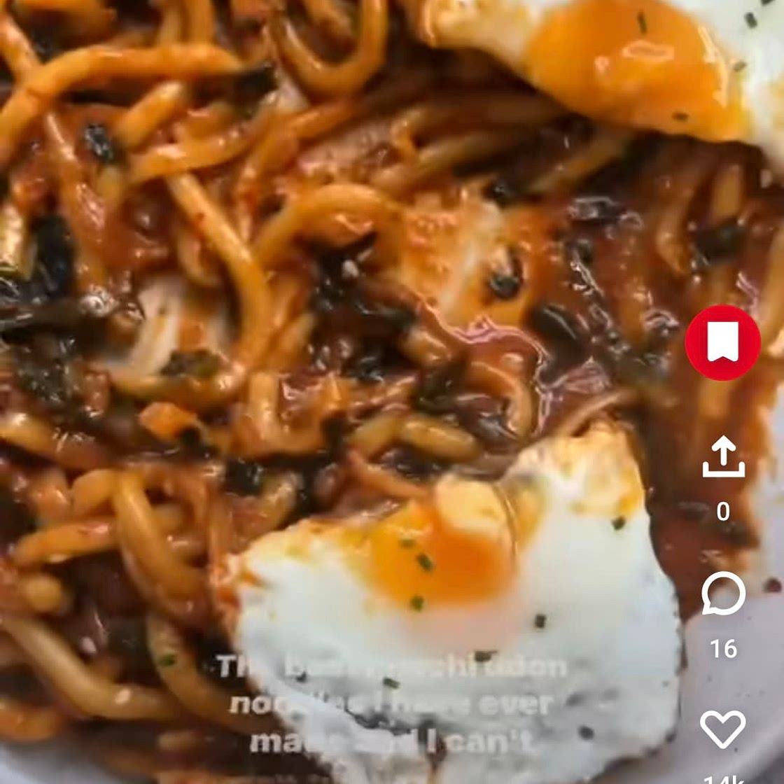 Kimchi Udon Noodles