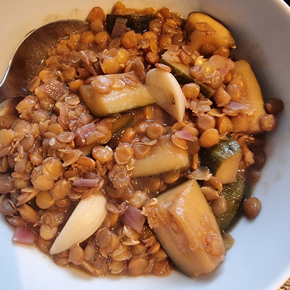Koussa and Lentil Stew