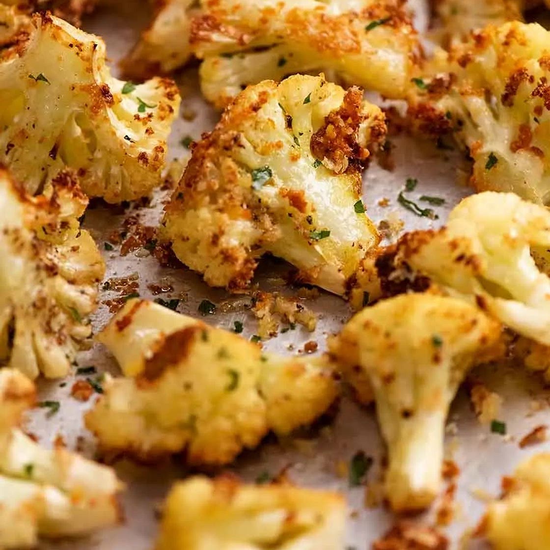 Oven baked cauliflower