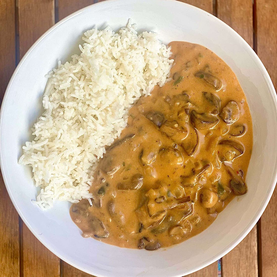 Herby Mushroom Stroganoff