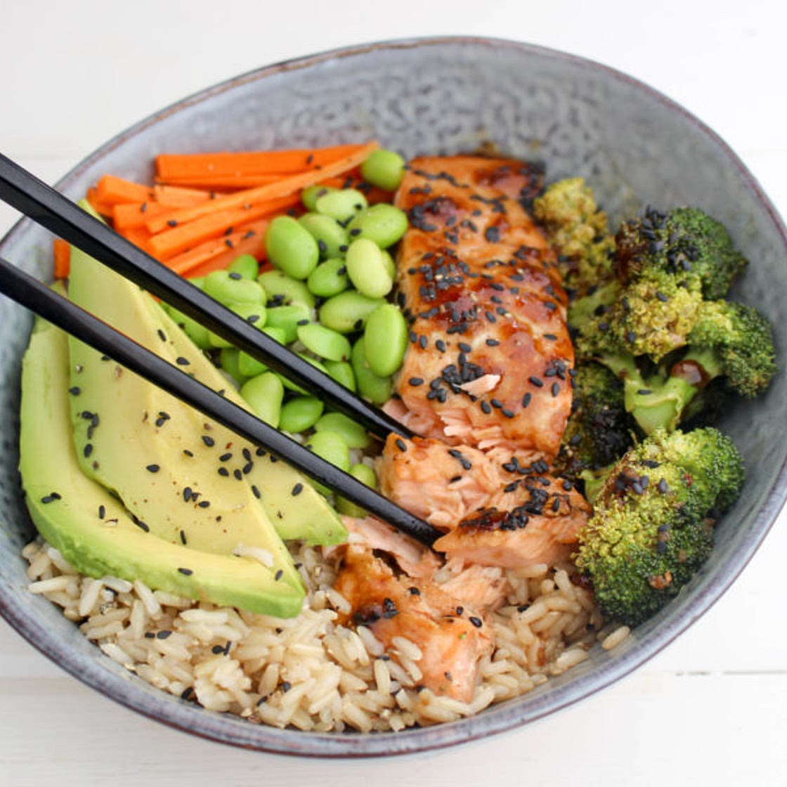 Teriyaki Salmon Nourish Bowl