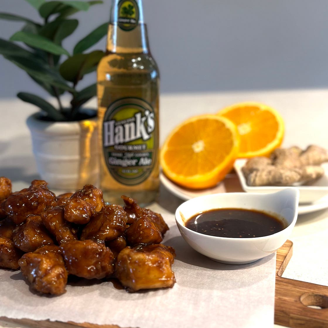 Hank’s Ginger Ale Orange Wings