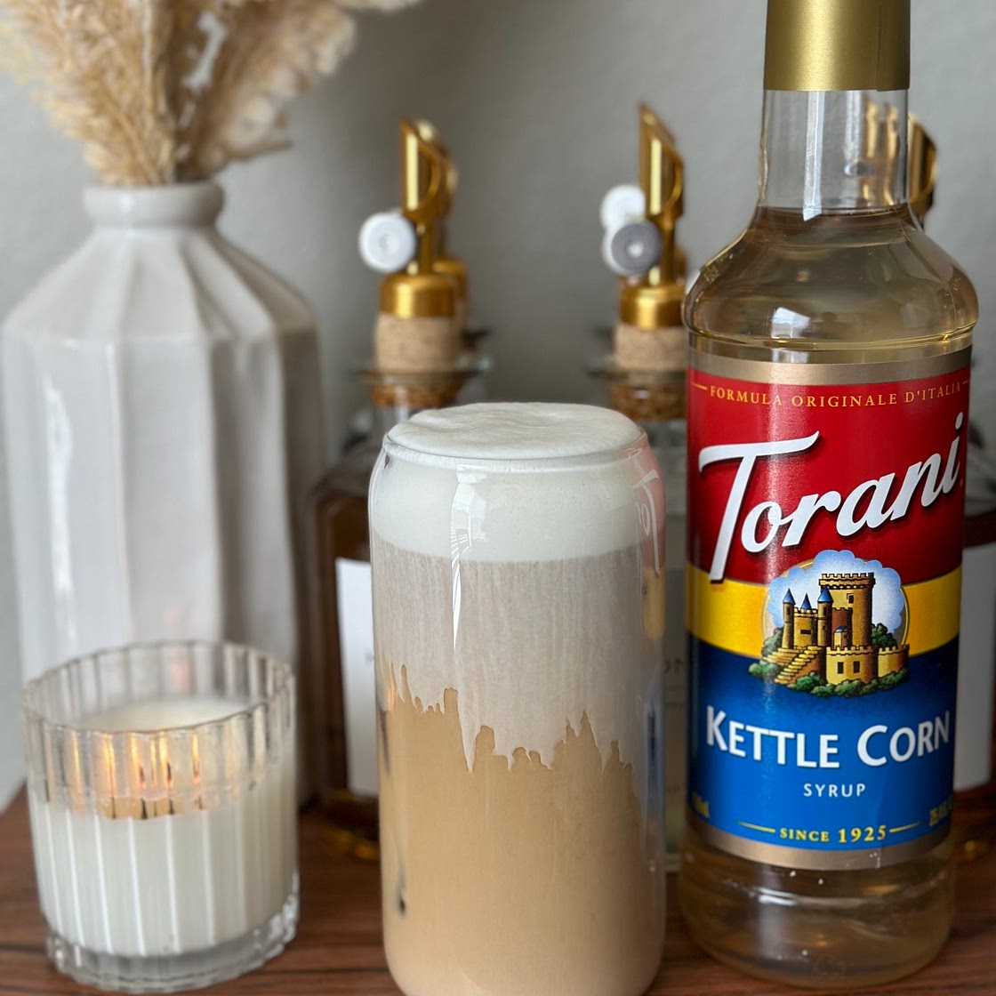 Kettle Corn Iced Latte