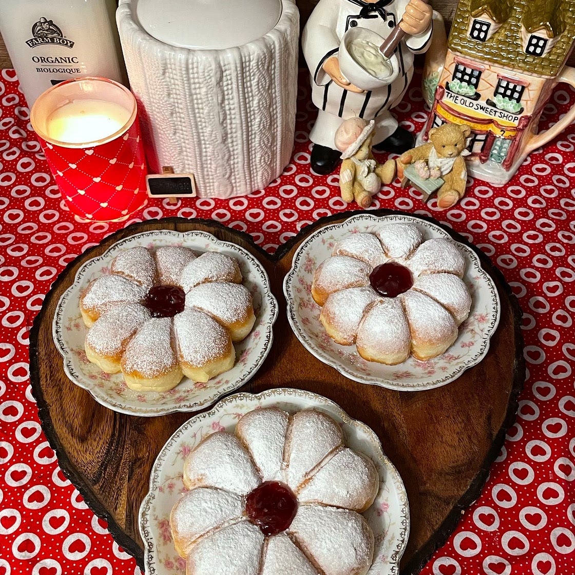 Flower Shaped Donuts
