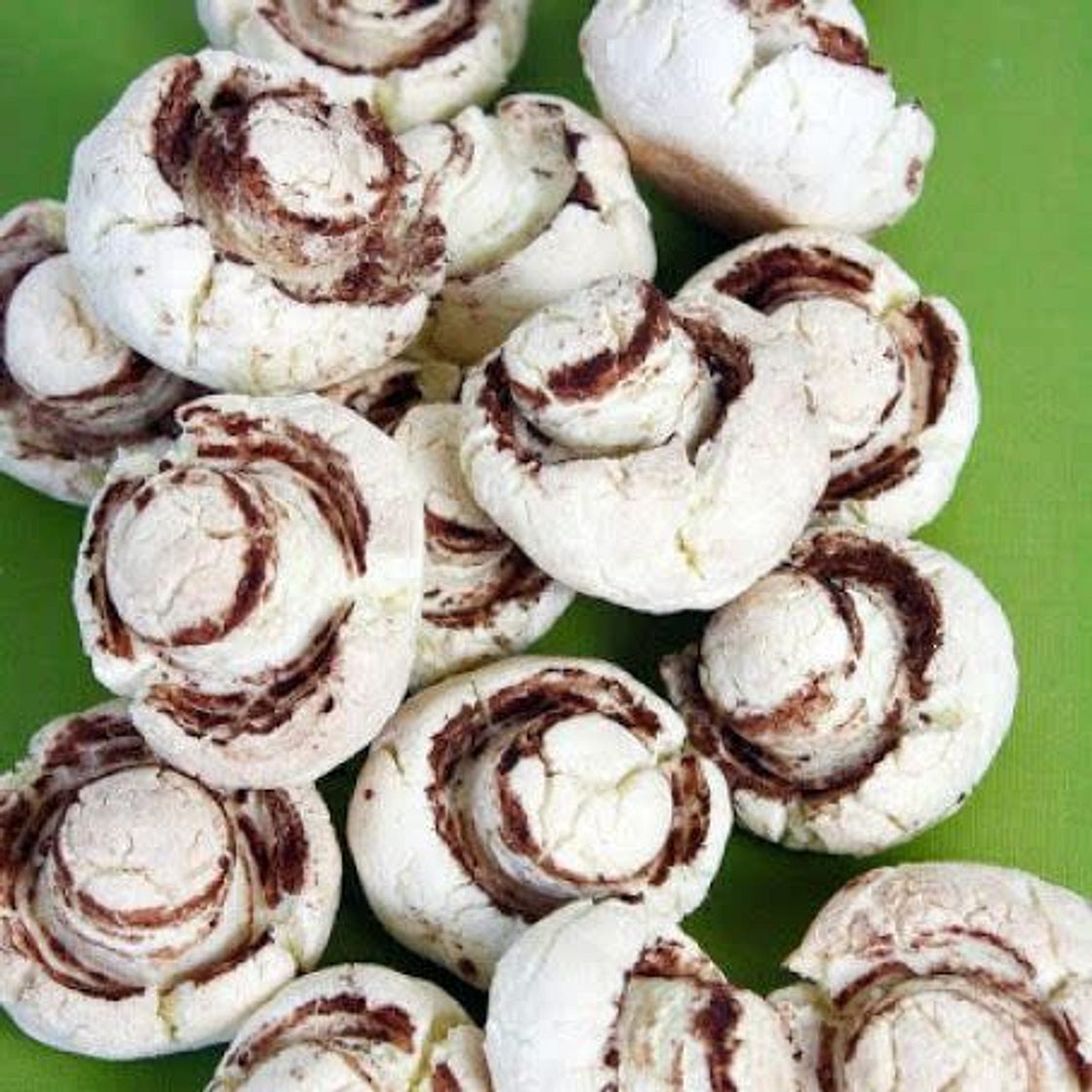 Button mushroom cookies