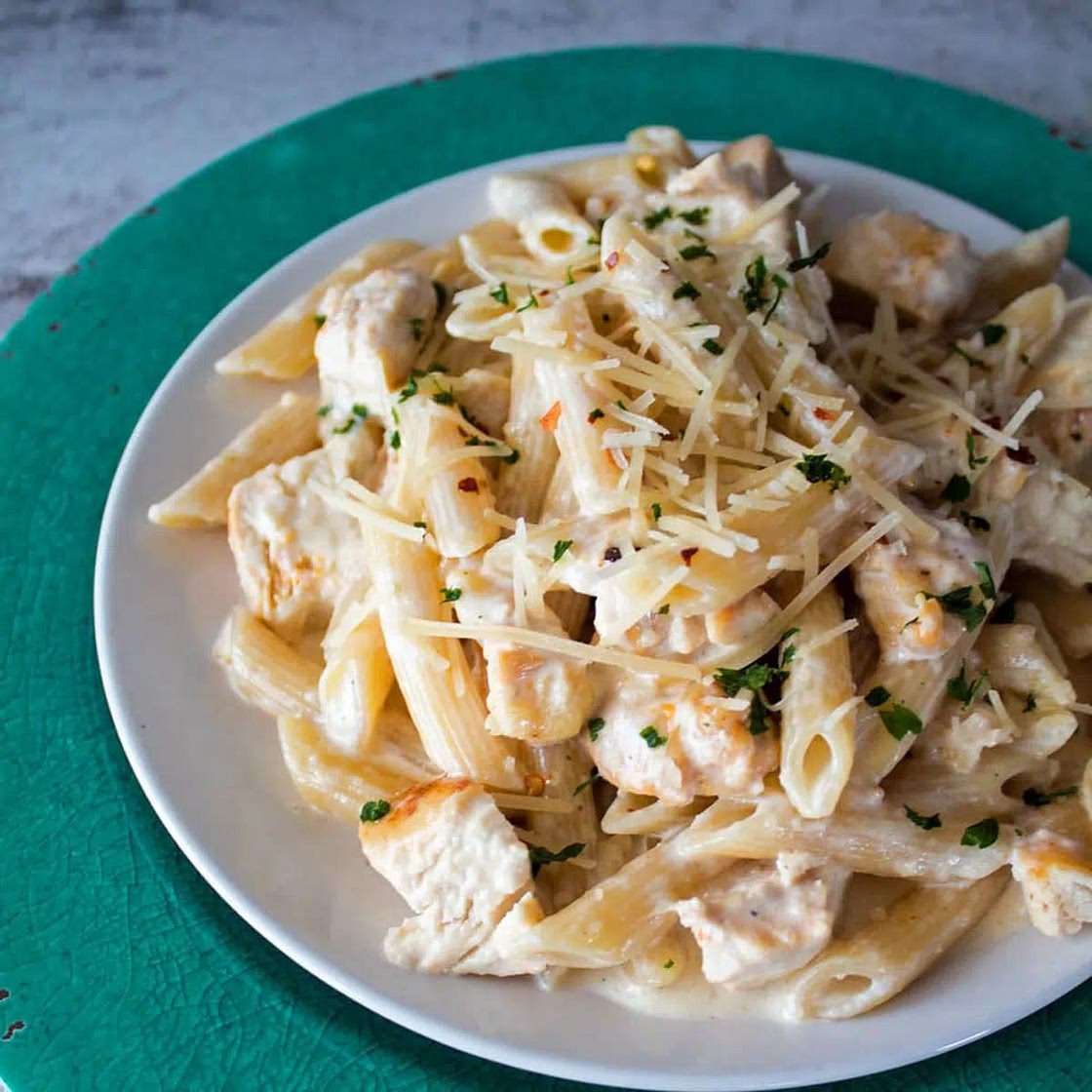 Crockpot Chicken Alfredo