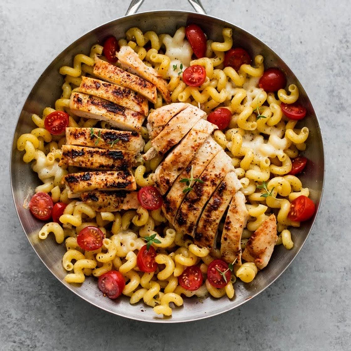 Caprese Chicken Pasta