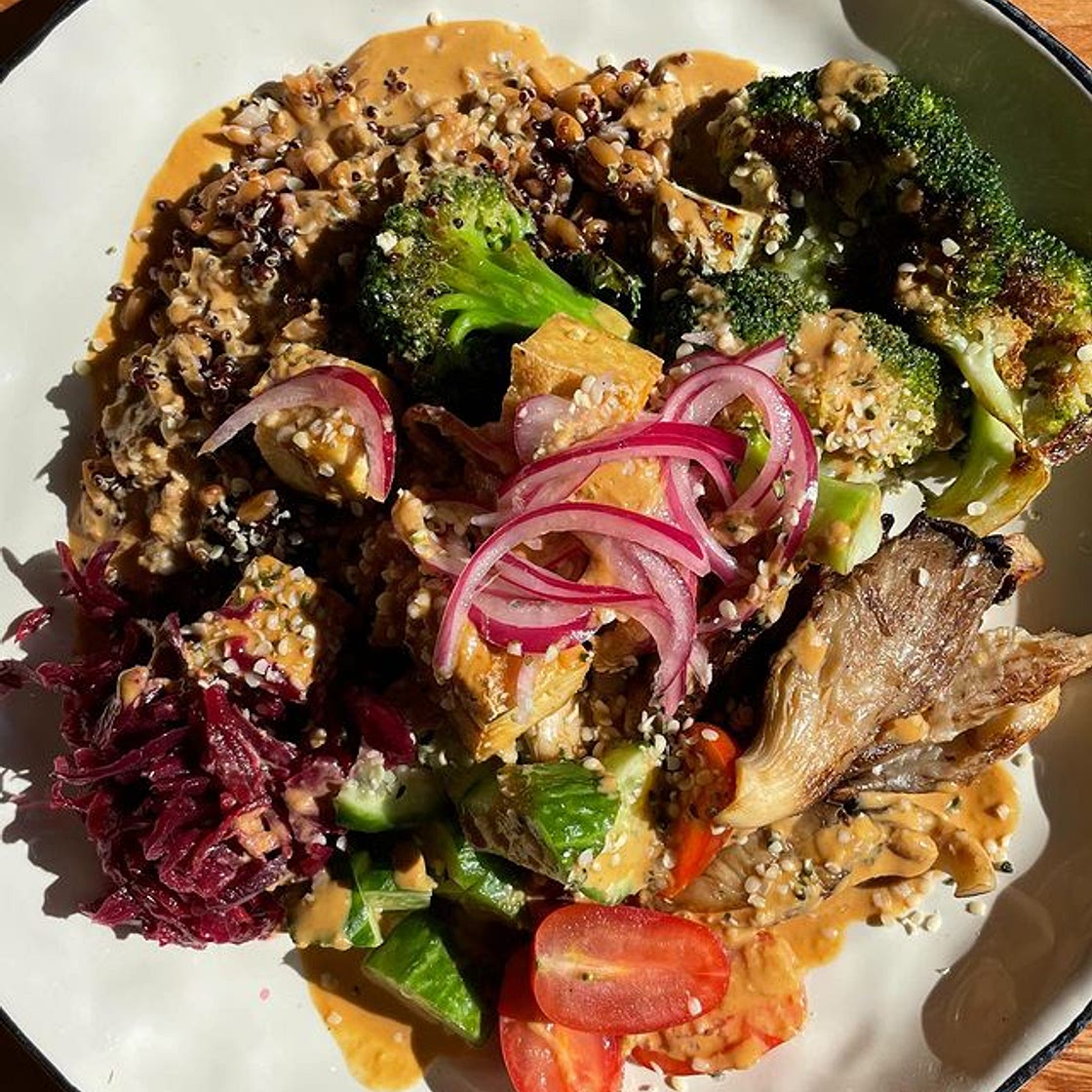 Broccoli mushroom tofu (ZOE)