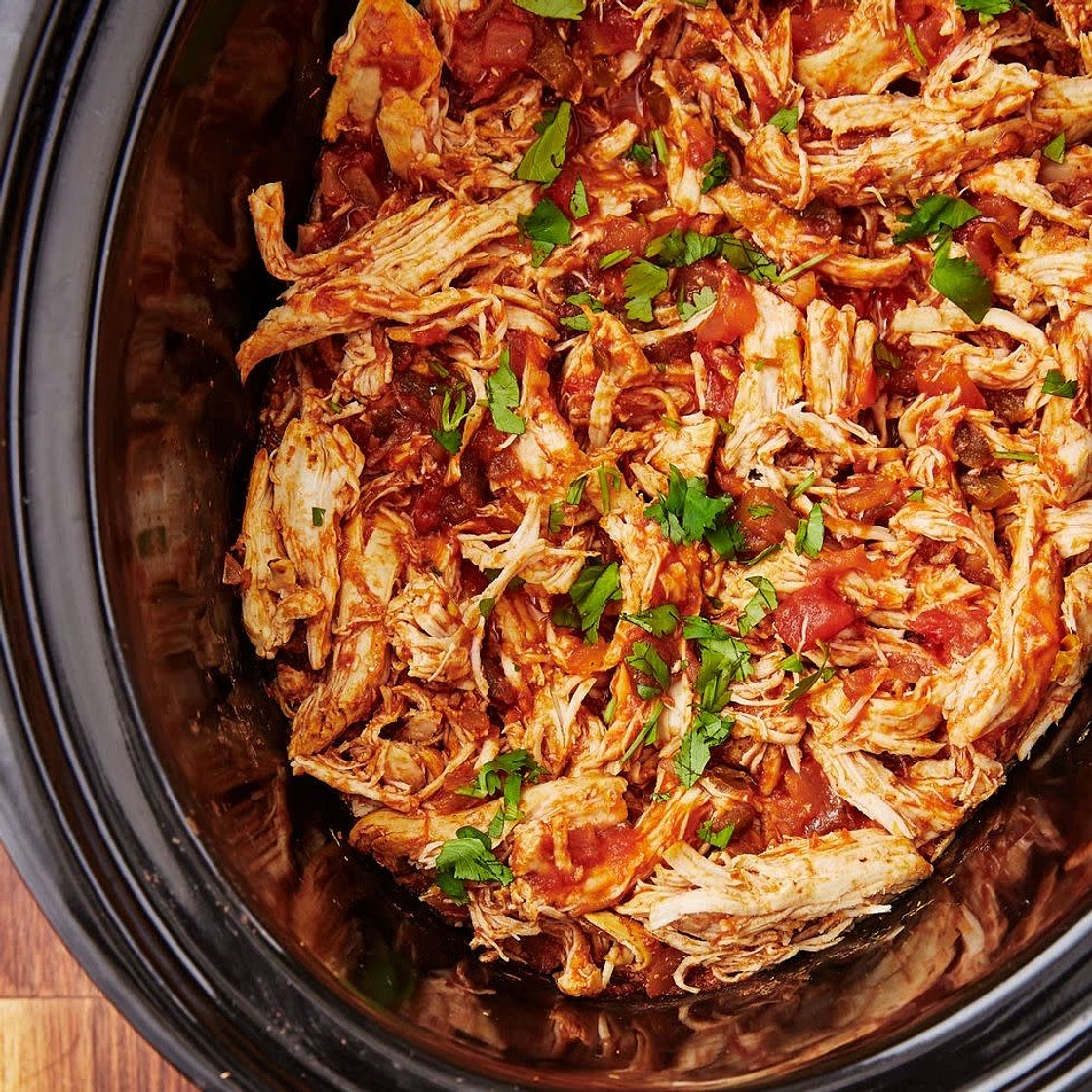 Slow Cooker Salsa Chicken