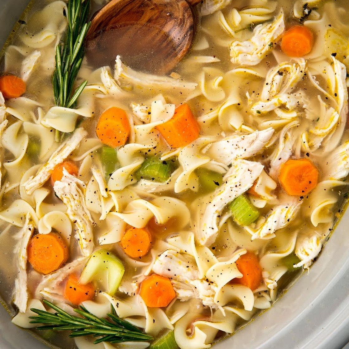 Slow Cooker Chicken Noodle Soup