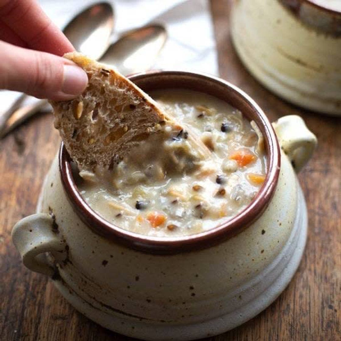 Crockpot Chicken Wild Rice Soup