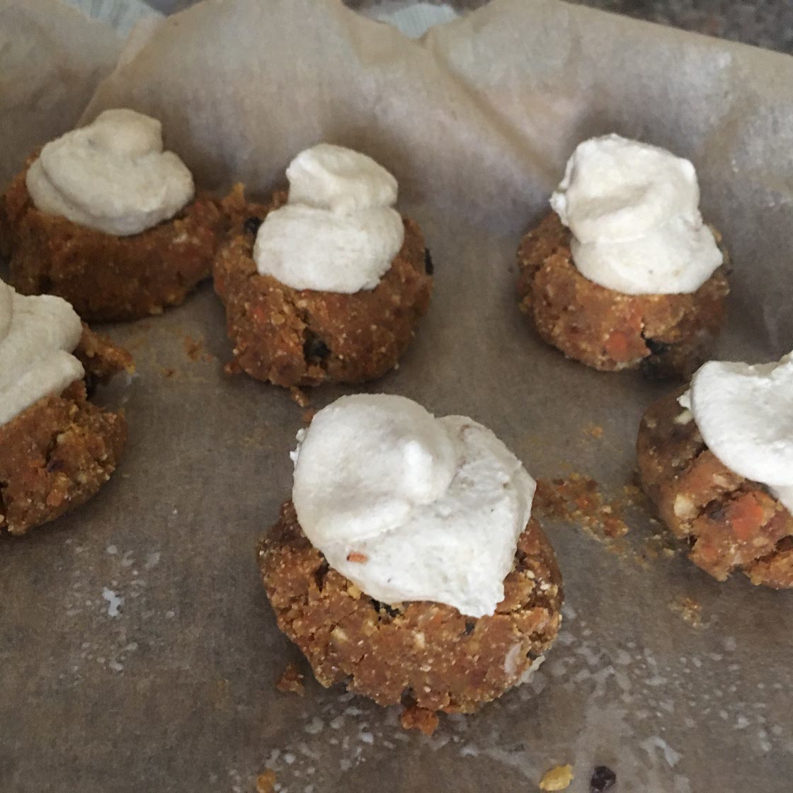 Raw Carrot Cake with Vegan Cream Cheese Frosting - Minimalist Baker