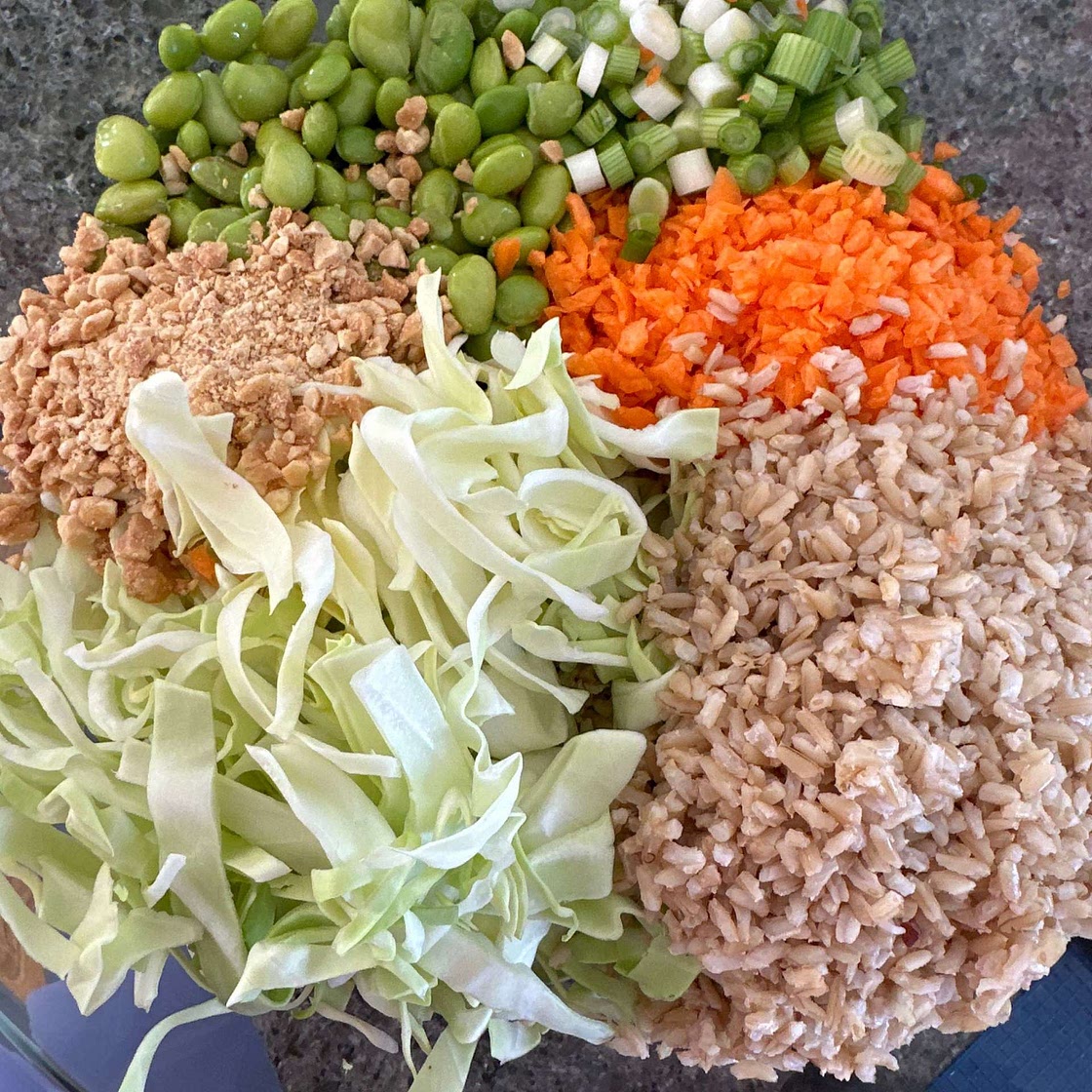 Edamame Quinoa Salad with Oil-Free Miso Ginger Dressing