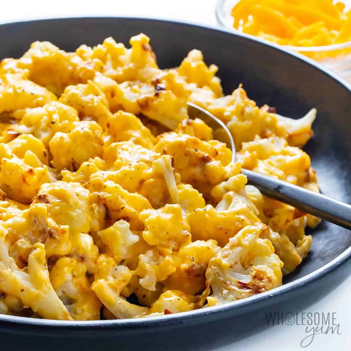 Keto Cauliflower Mac and Cheese (6 Ingredients!)