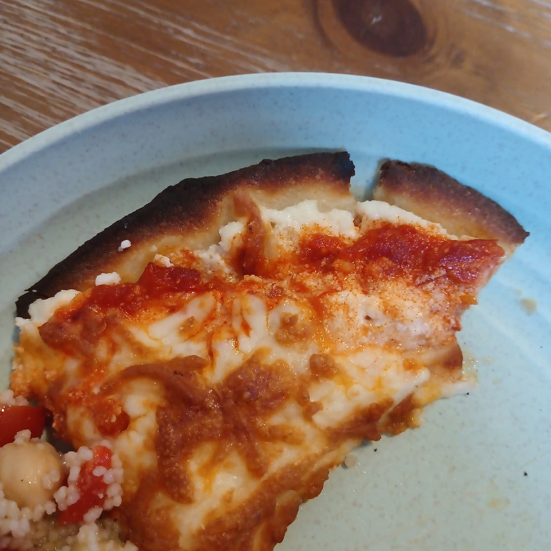 Cheesy Harissa Flatbreads