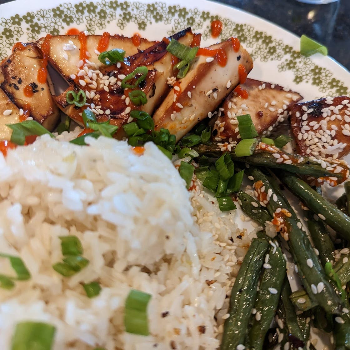 Recipe: Sheet Pan Honey-Sesame Tofu and Green Beans