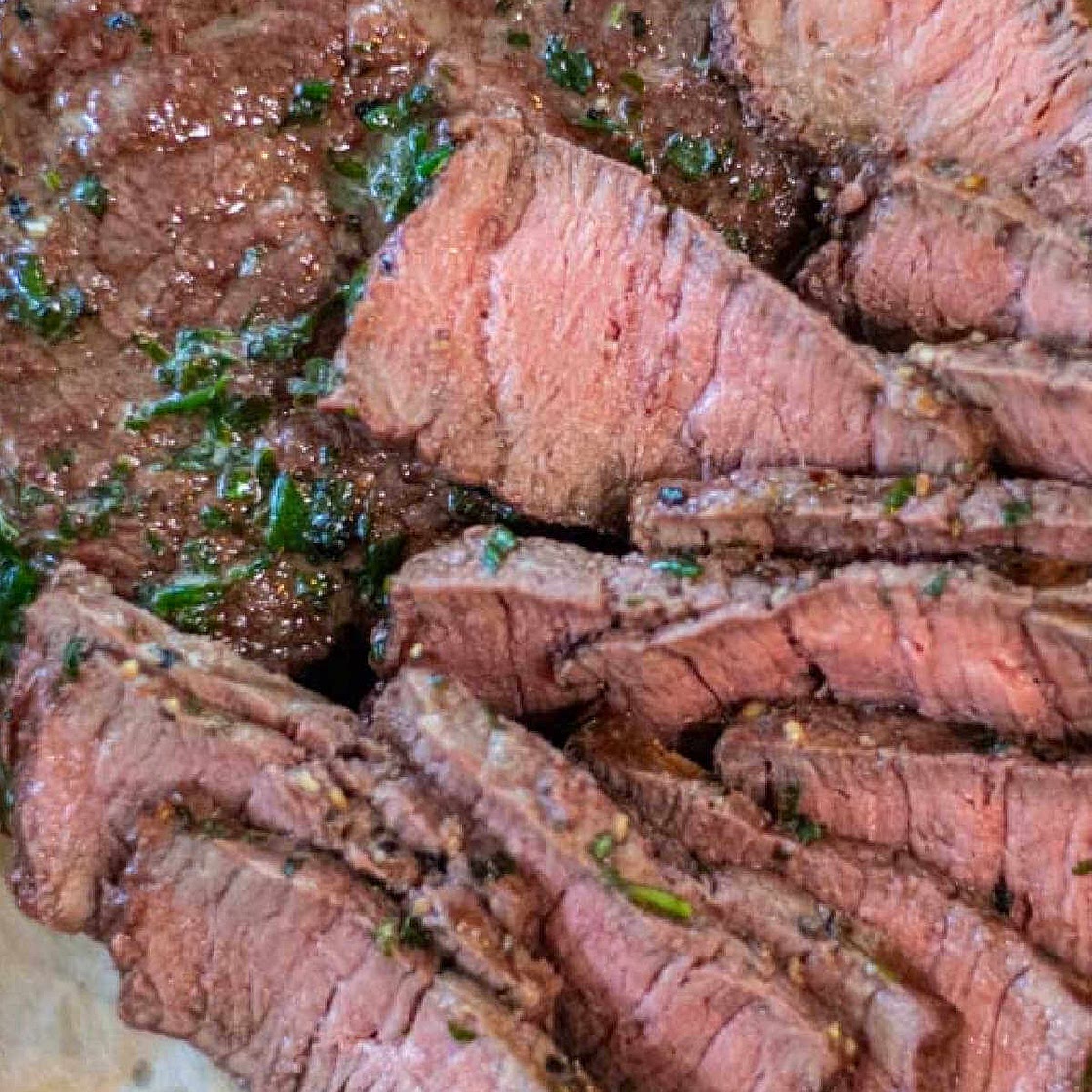 Grilled Bison Steaks