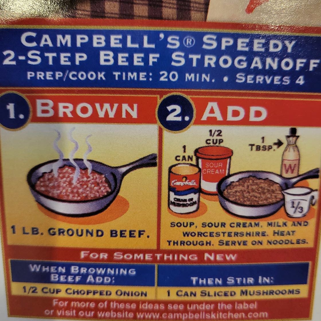 Campbell's Speedy Beef Stroganoff