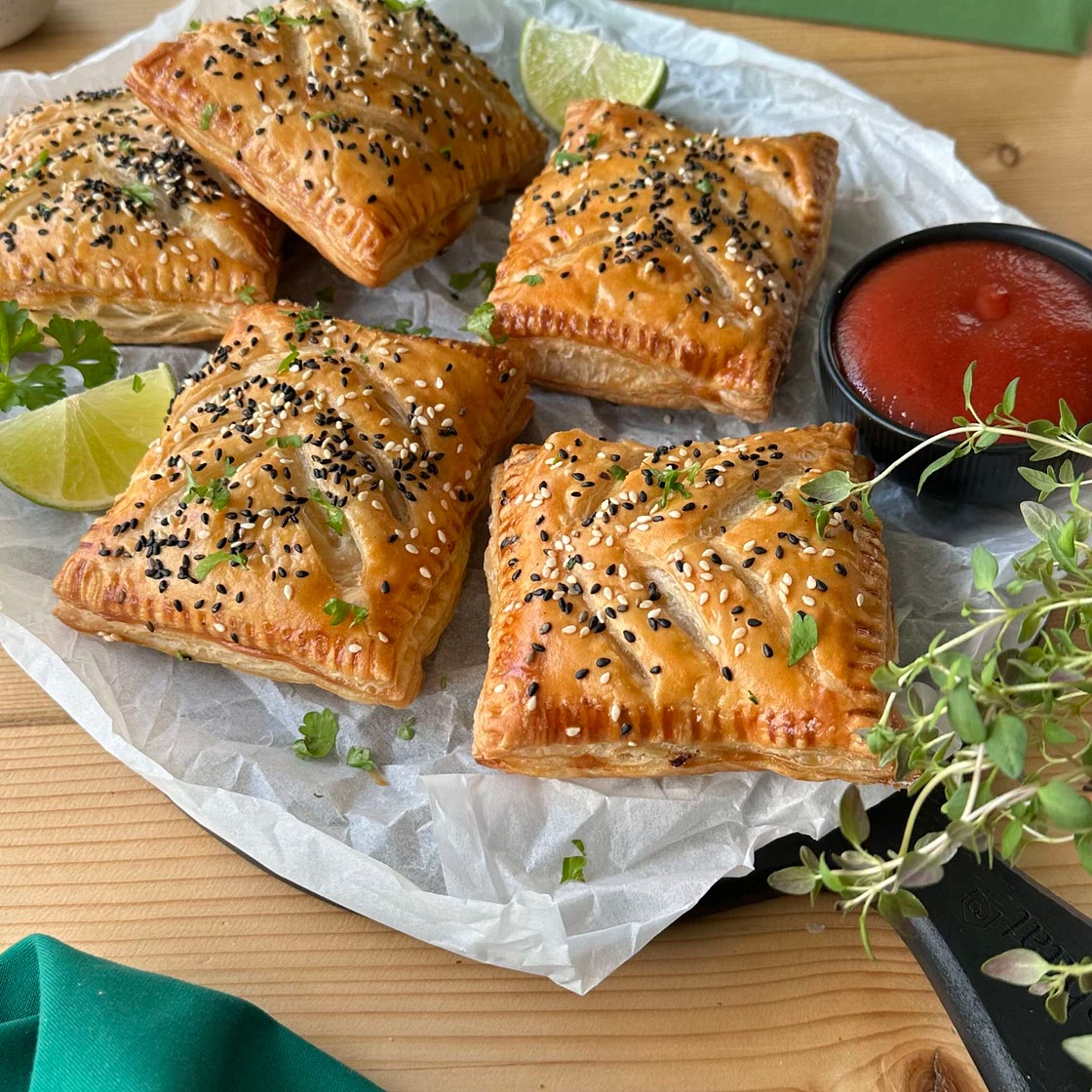 Pulled Beef Puff Patties 