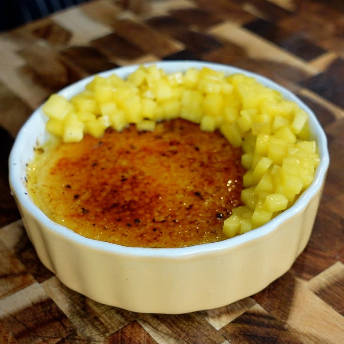 6-Ingredient Mango Crème Brulee