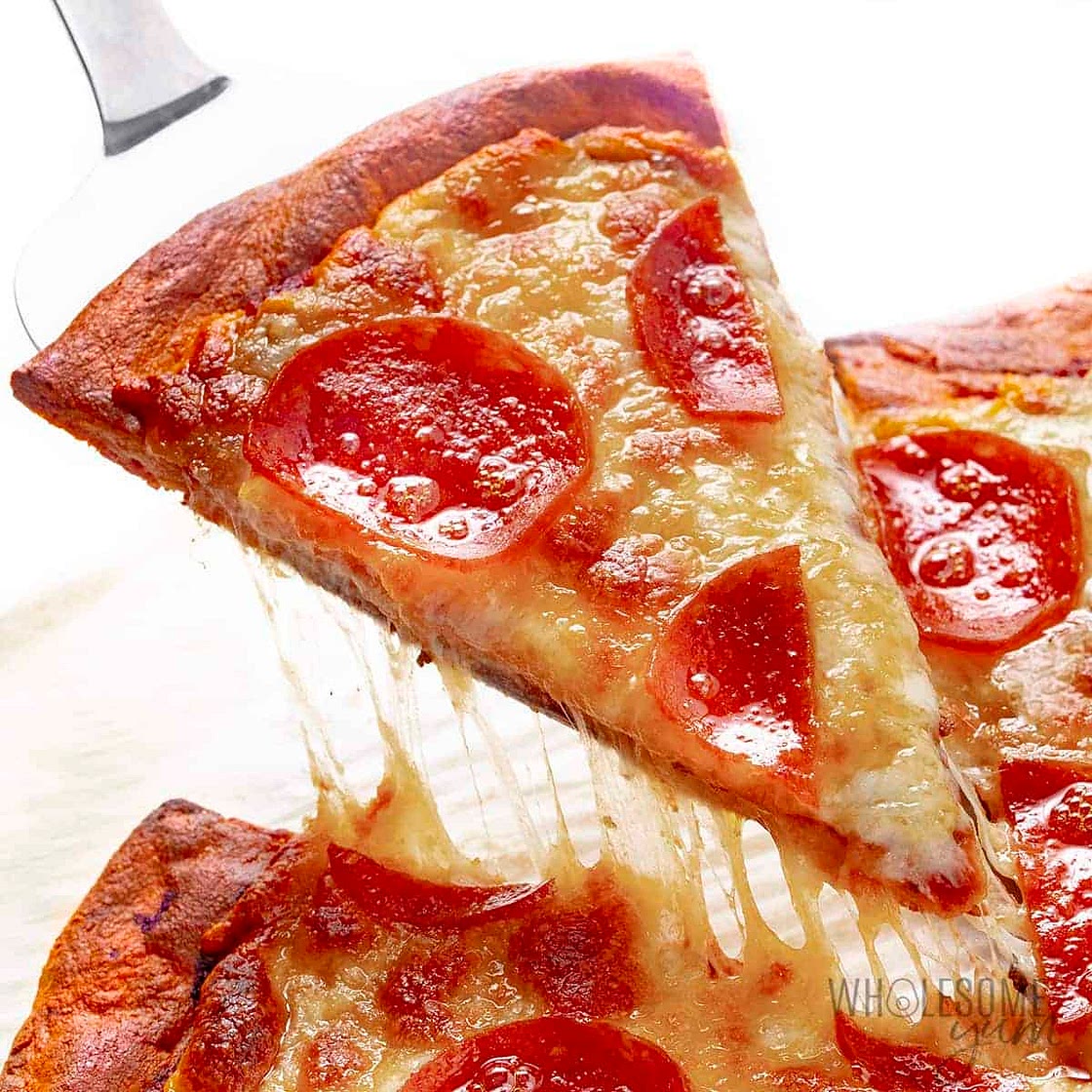 Keto Pizza (With Crispy, Chewy Crust)