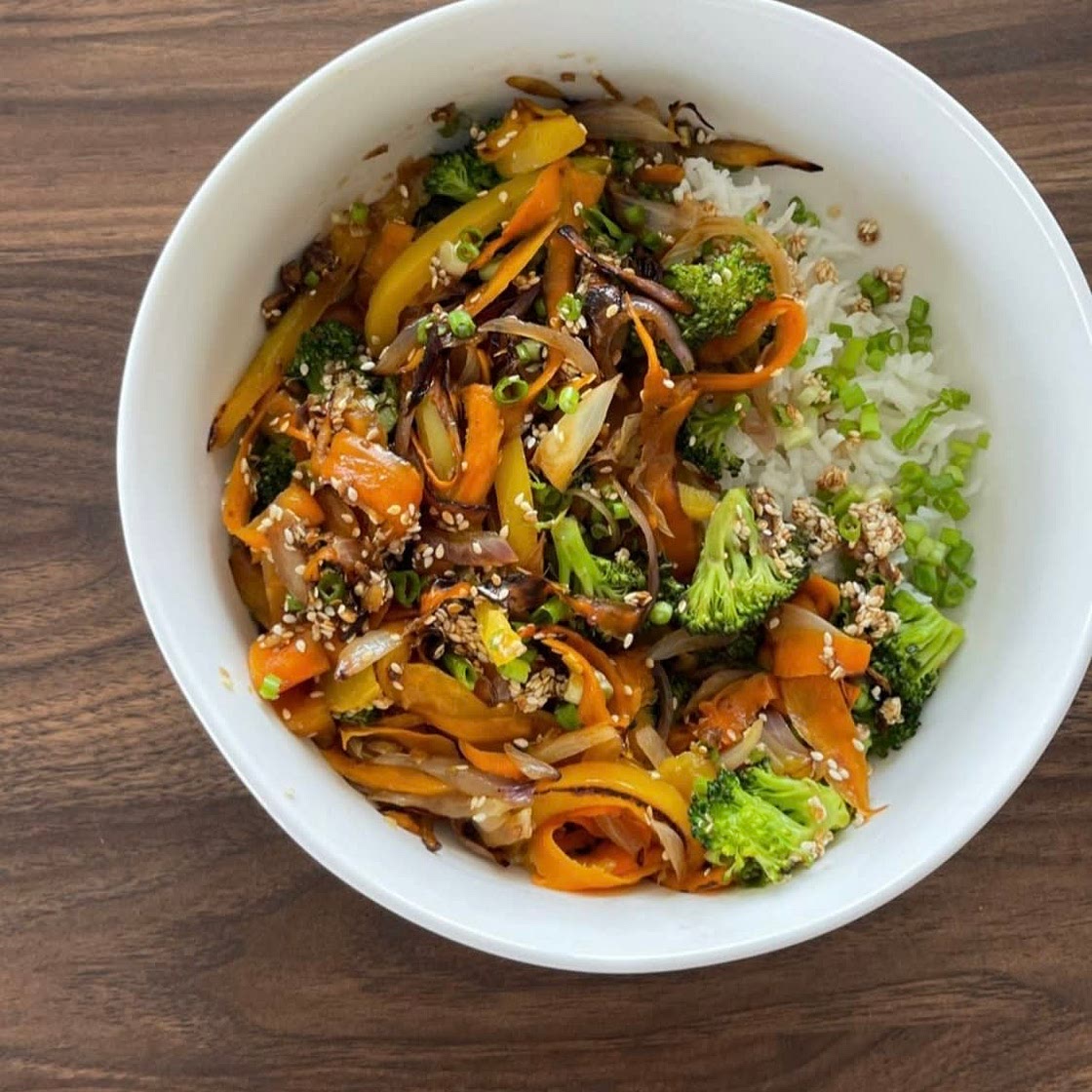 Chinese Rice And Vegetables 