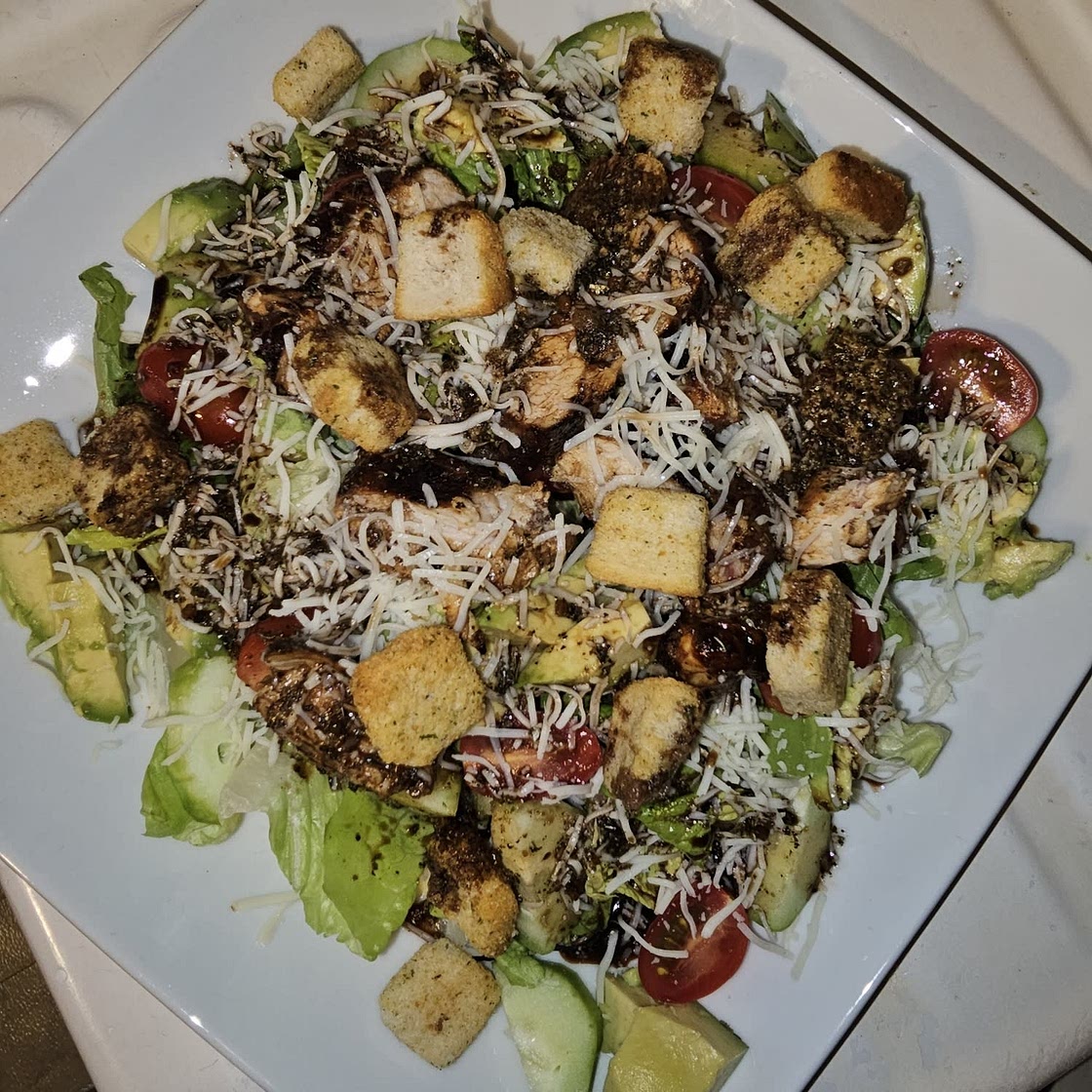 Chicken Avocado Caprese Salad