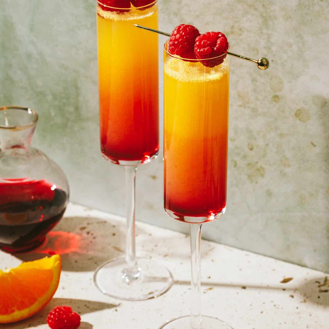 Ombré Tequila Mimosas