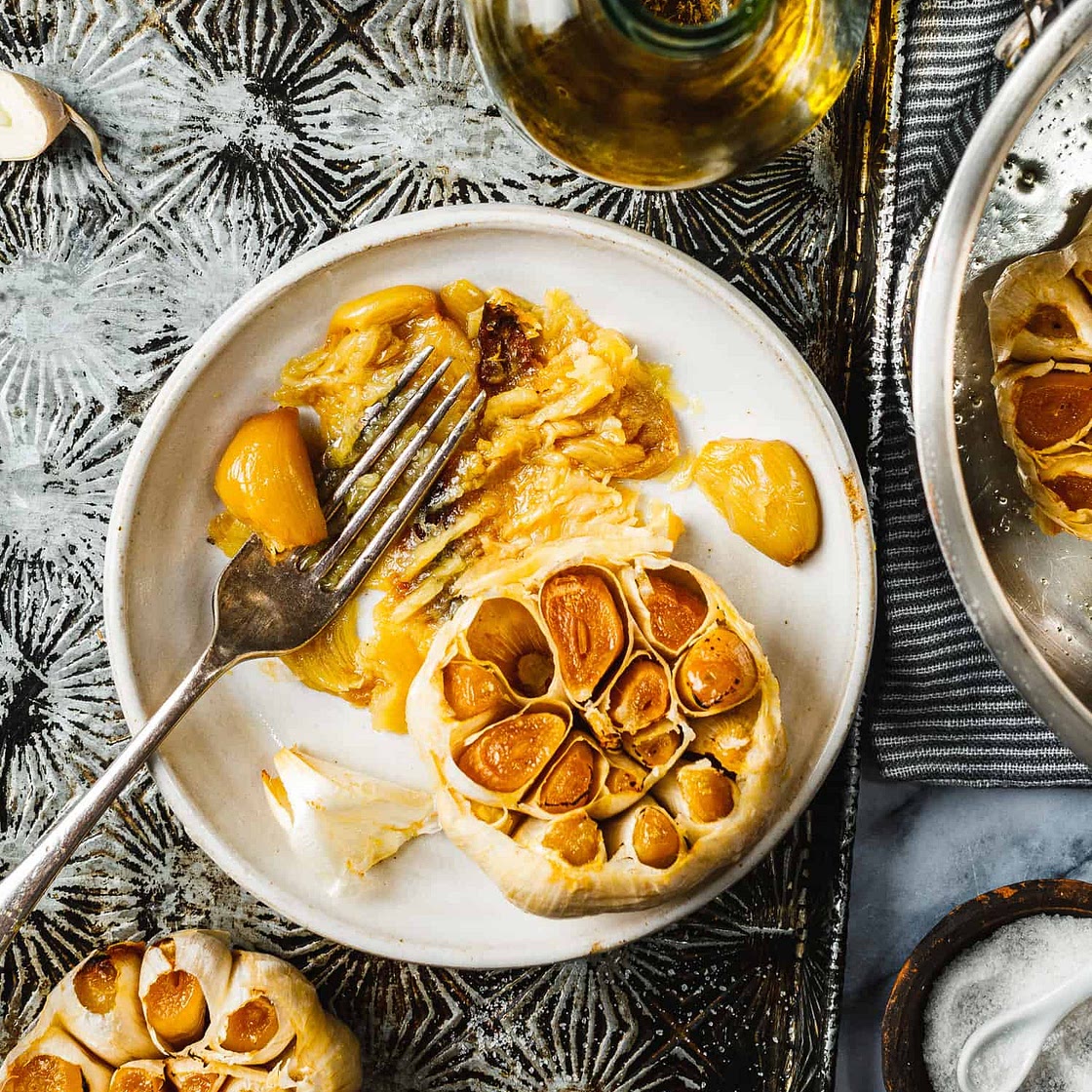 How to Make Perfect Roasted Garlic - No Foil Needed!