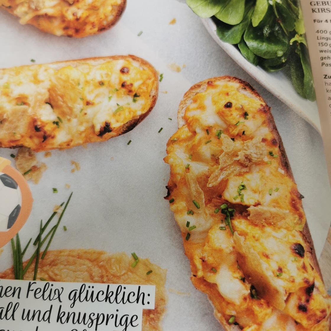 Überbackene Hähnchenbaguettes