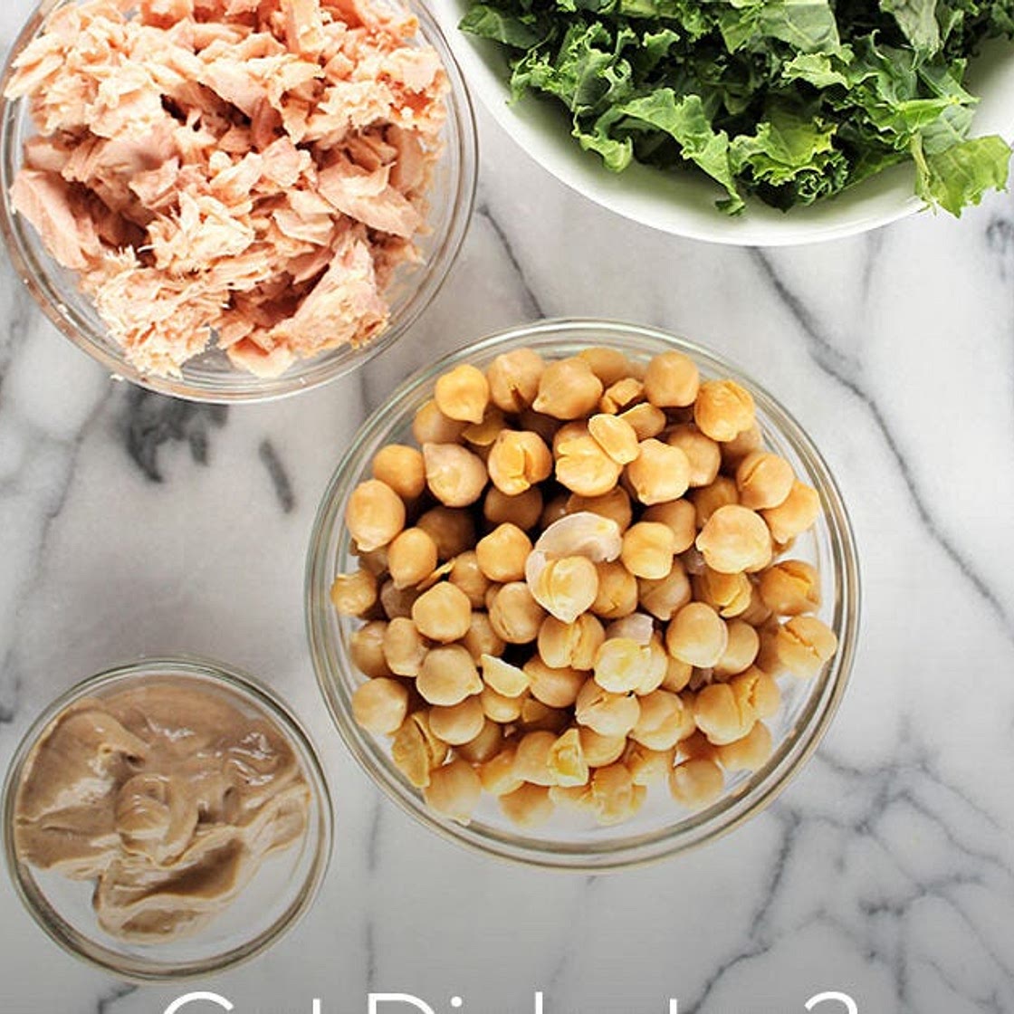 Tuna, Chickpea and Kale Salad