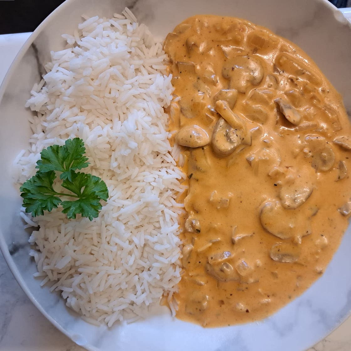 Brazilian Stroganoff (Vegetarian)