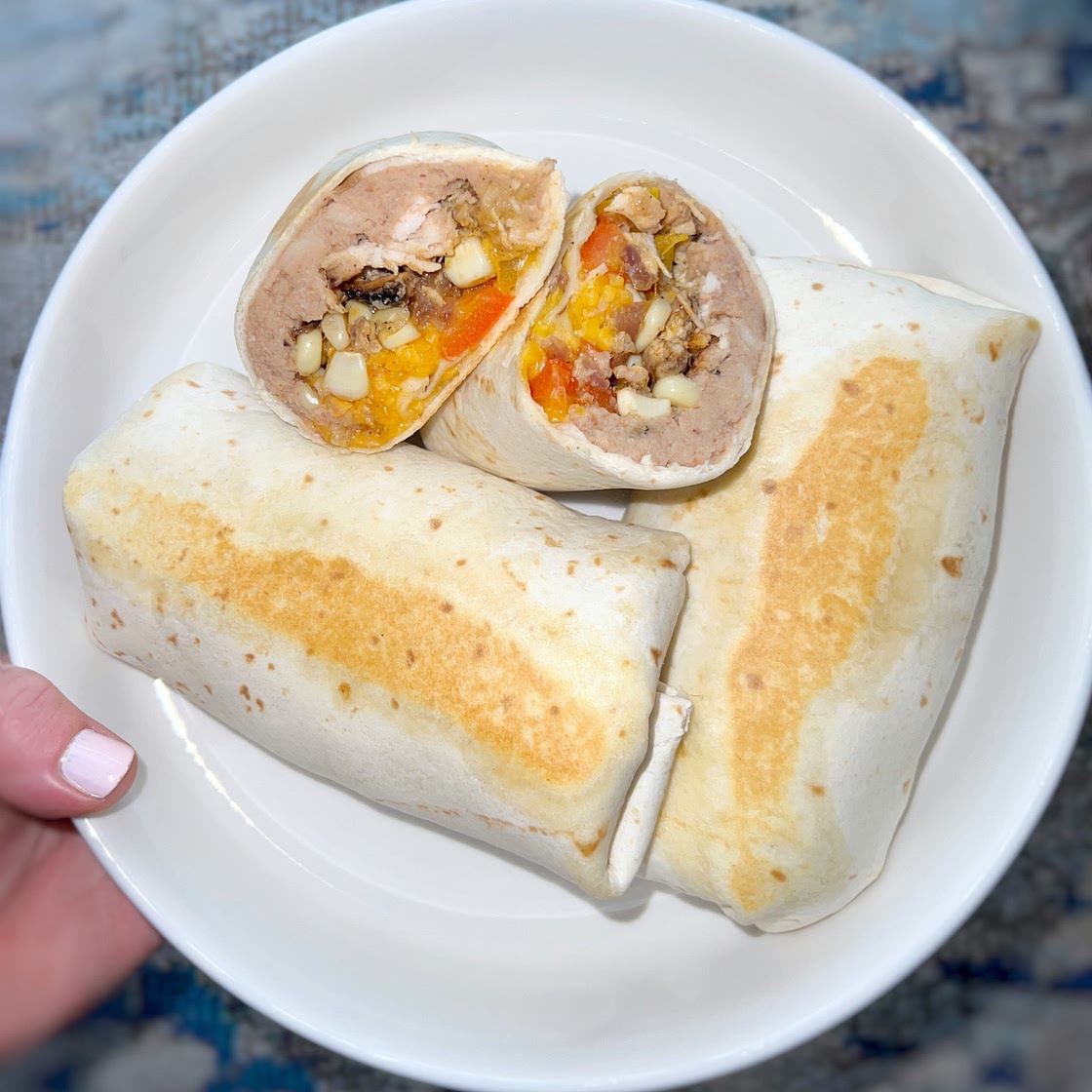 Freezer Chicken Burritos