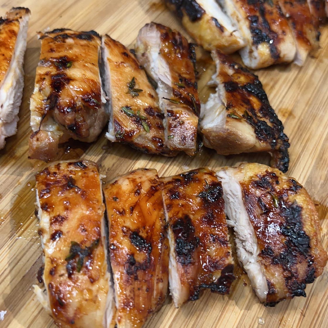 Air Fryer Honey Balsamic Chicken