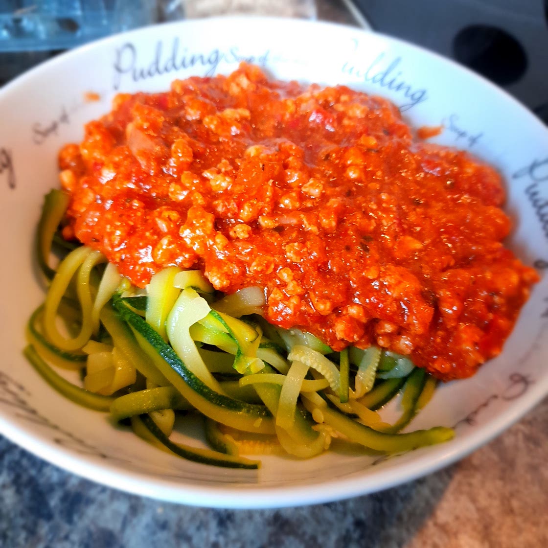 Zucchini/Courgette Spaghetti