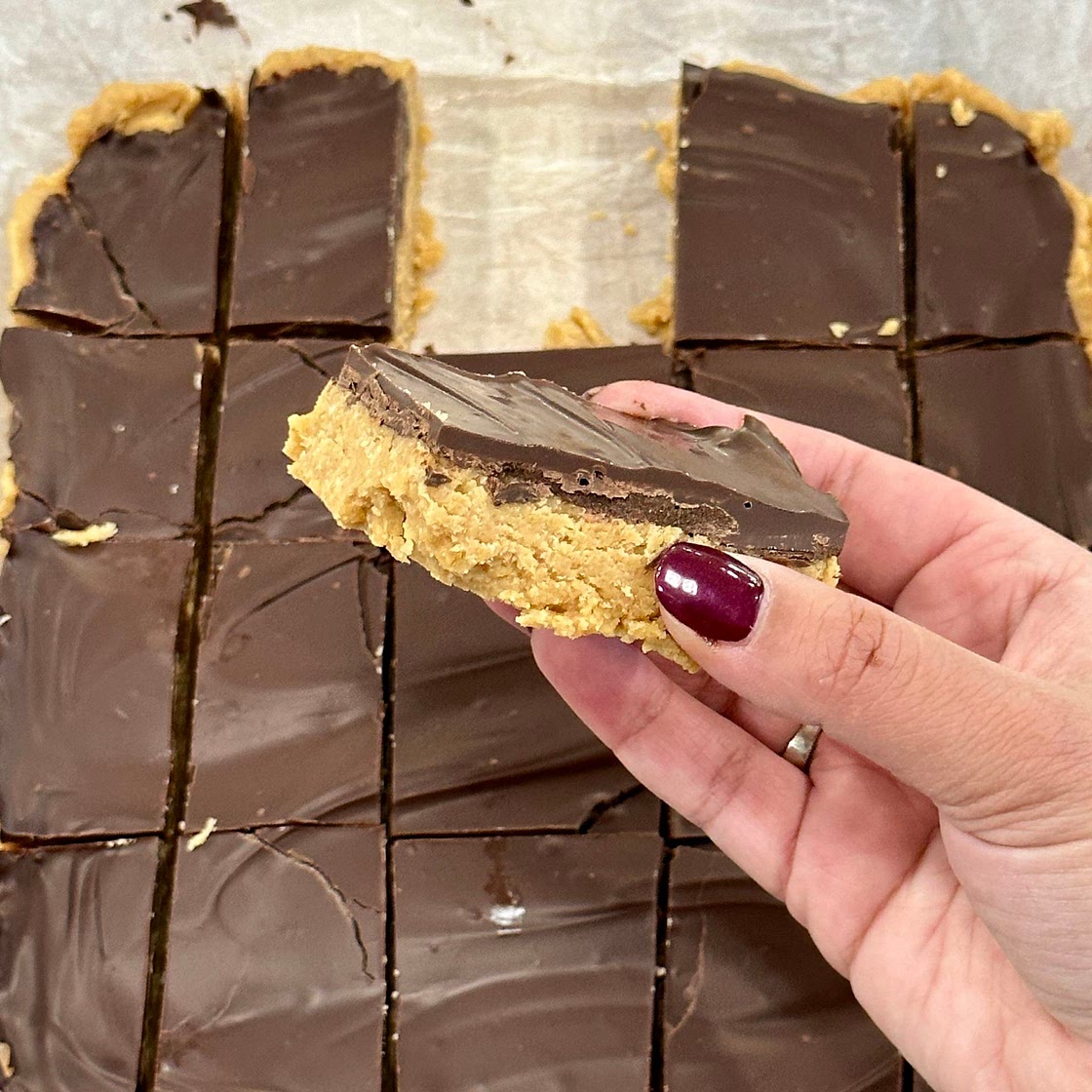 Chocolate peanut butter bars 