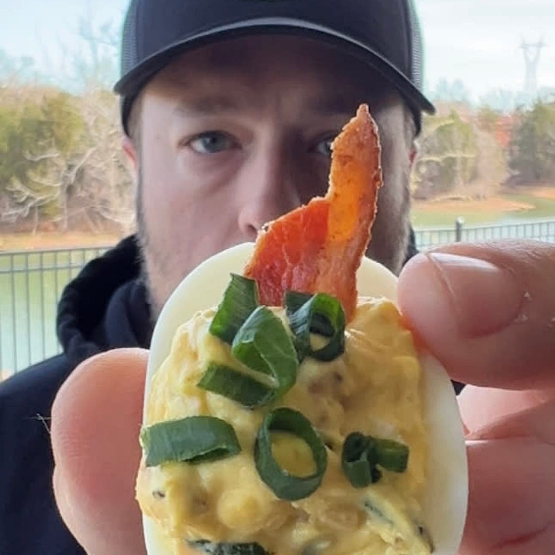 Bacon Ranch Deviled Eggs
