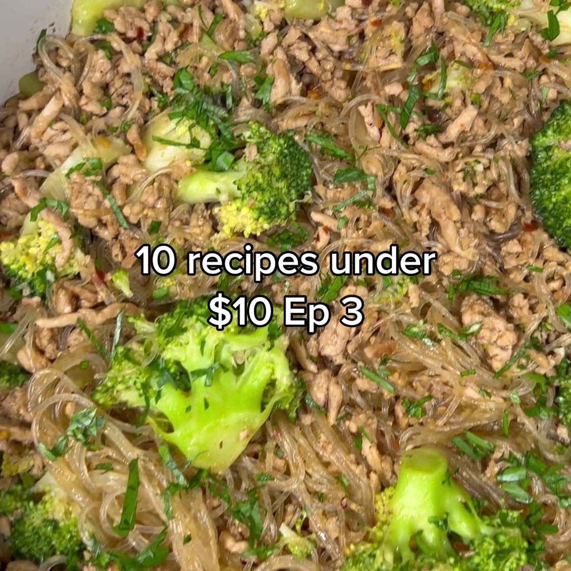 Garlic, Pork & Broccoli Noodle Stir Fry