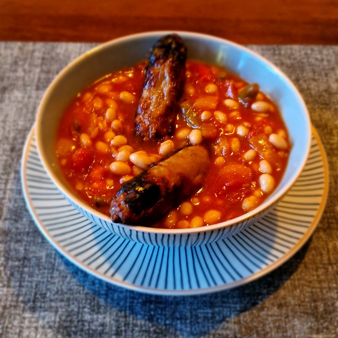 Slow Cooker Sausage & Bean Casserole
