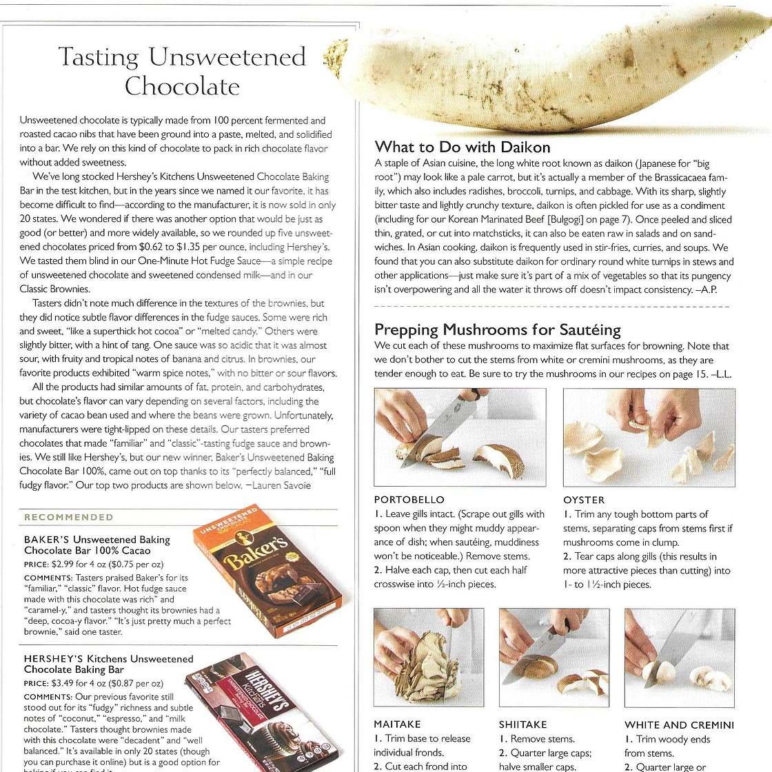 How to cut different types of mushrooms