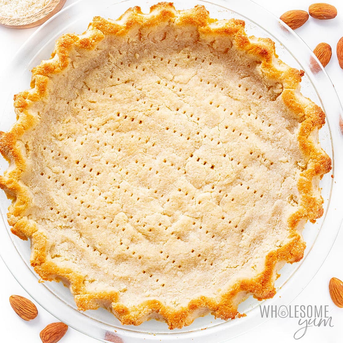 Keto Almond Flour Pie Crust (5 Ingredients!)